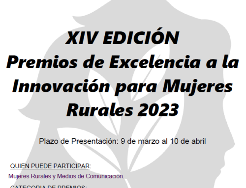 Convocada la XIV edición de los premios de excelencia a la innovación para mujeres rurales