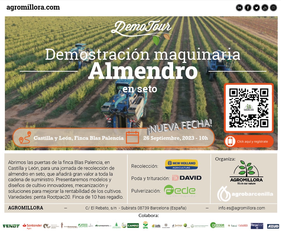Jornada «Demo-Tour Almendro en seto» en San Cebrián de Campos