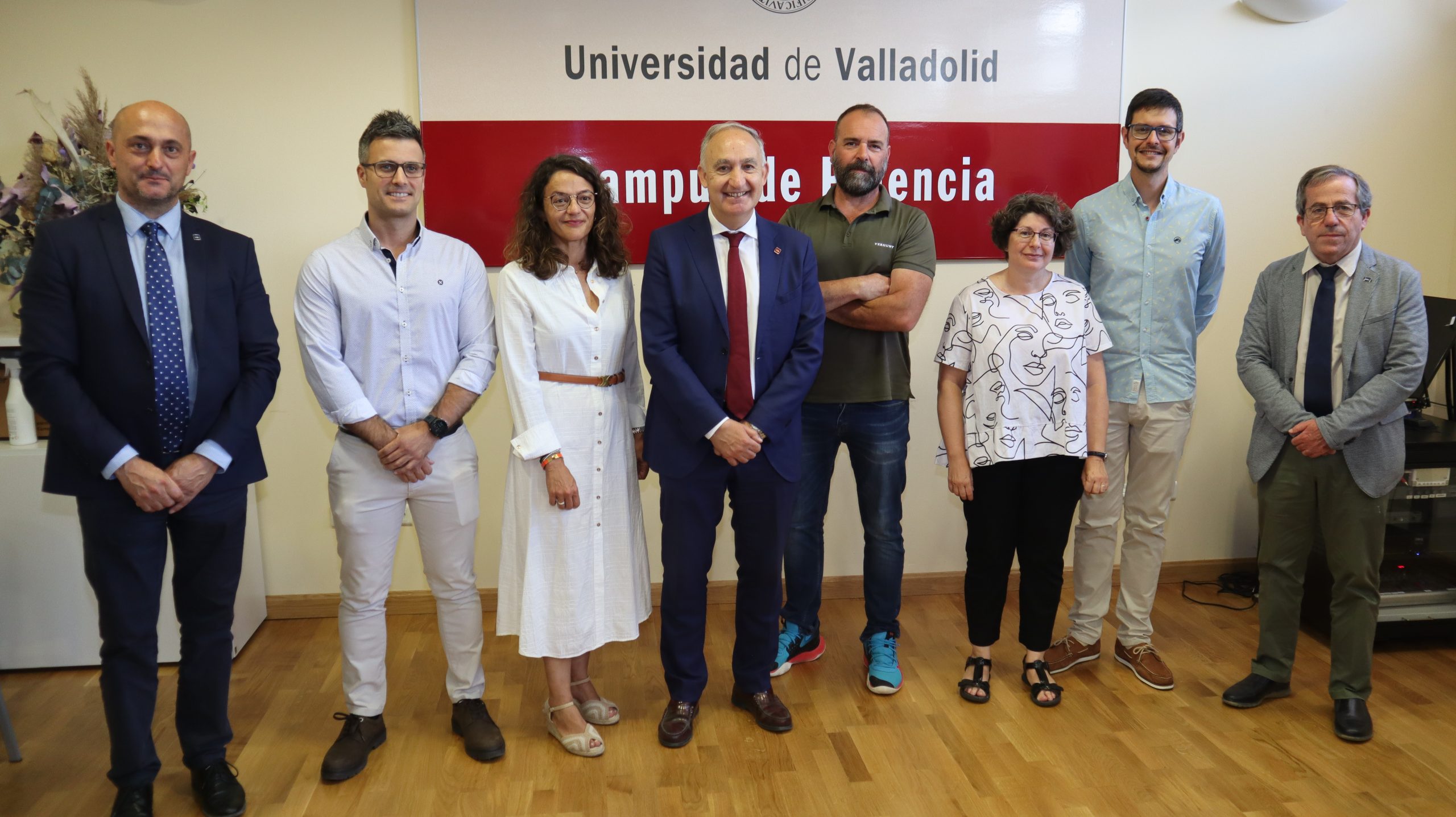 El rector visita el campus de Palencia para las tomas de posesión protocolarias de PDI