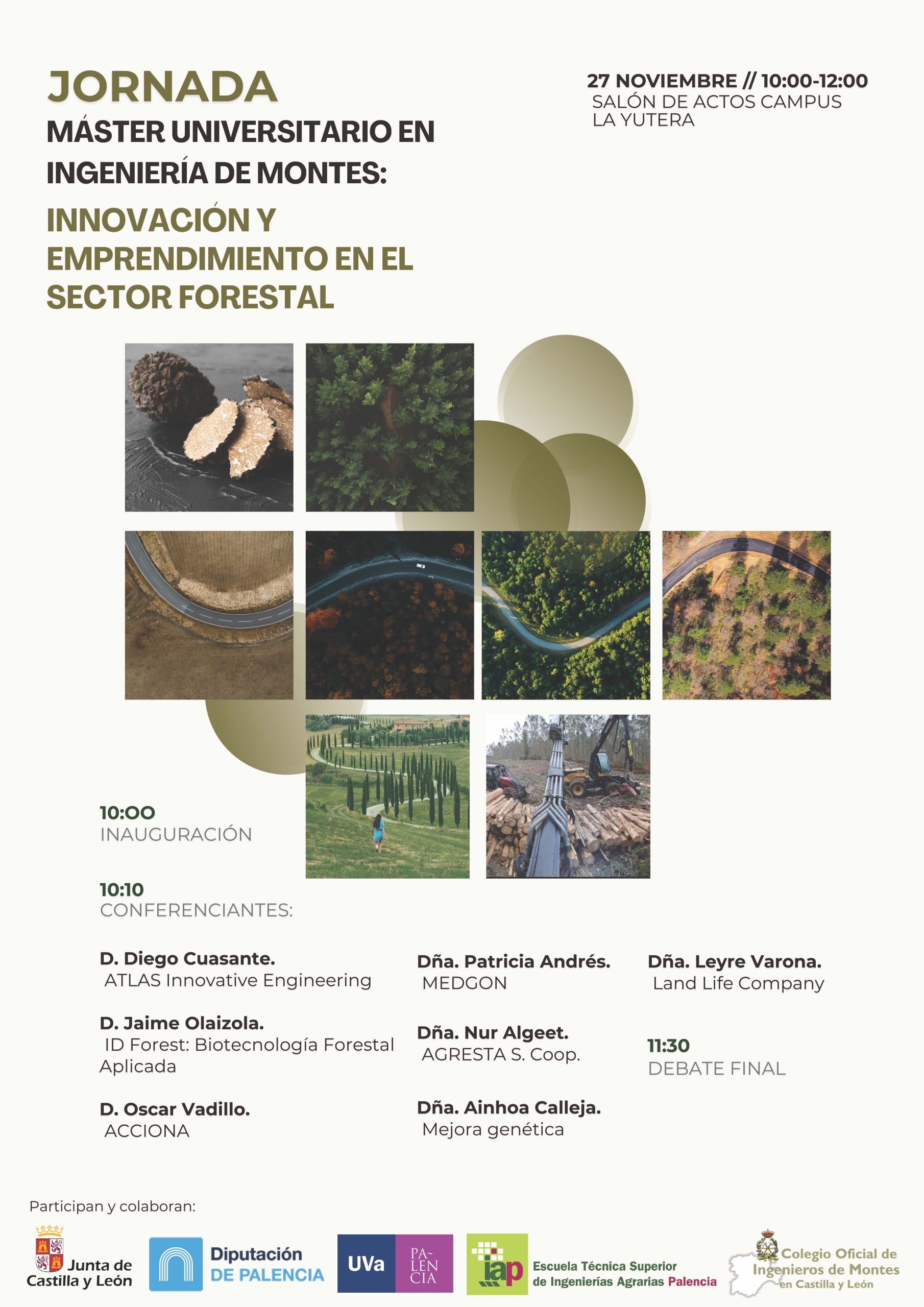 Jornada sobre Innovación y Emprendimiento Forestal en nuestro campus